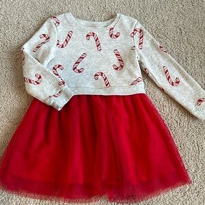 NWOT Jumping Beans Mixed Media Holiday Dress